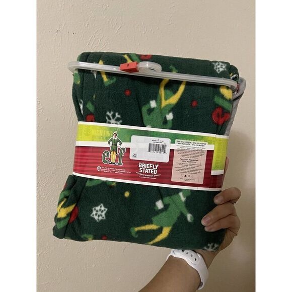 NEW ELF Christmas movie Pajama Lounge Gift set Men's Size Small briefly stated - Picture 3 of 3